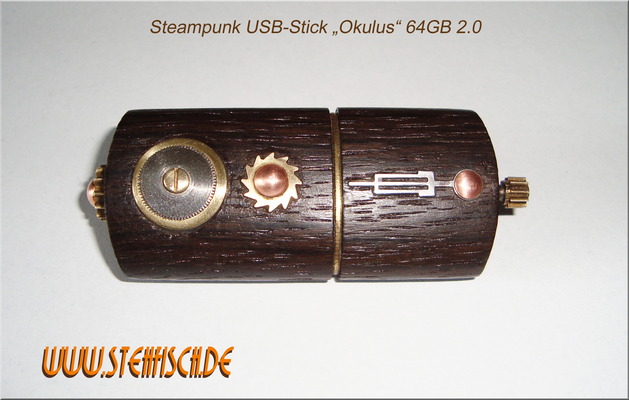Steampunk USB-Stick "Okulus" stehfisch.de, Stehfisch, Steffen Fichtner