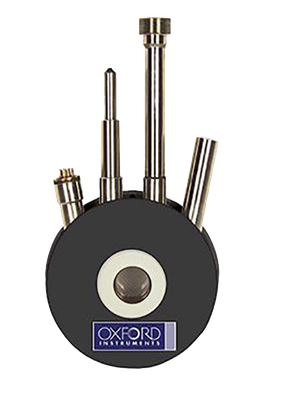 A 77 K nitrogen-cooled cryostat system designed for microscopy applications.