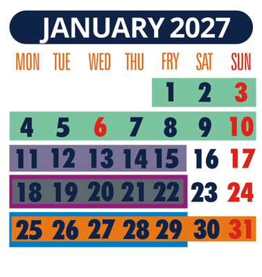 VMByachts Schedule | January 2027