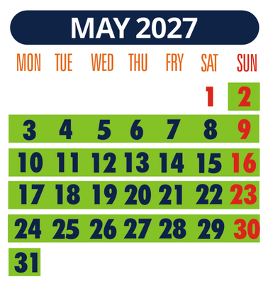 VMByachts Schedule | May 2027