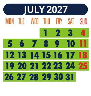 VMByachts Schedule | July 2027