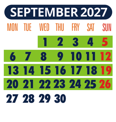 VMByachts Schedule | September 2027