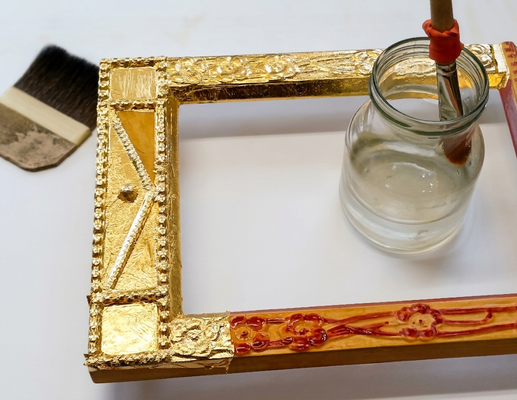 Belegen mit Blattgold