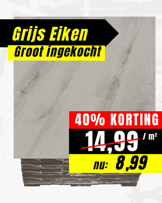 Laminaat aanbieding grijs eiken