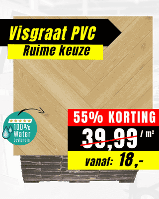 Grote collectie visgraat pvc