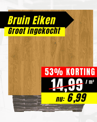 Laminaat aanbieding bruin eik