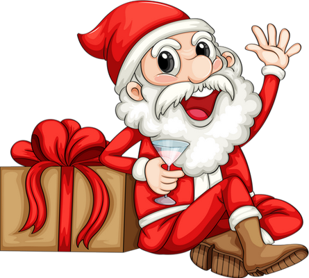 noël - fête - loisirs - smiley émoticône émoji cartoon clipart illustration - artémotic
