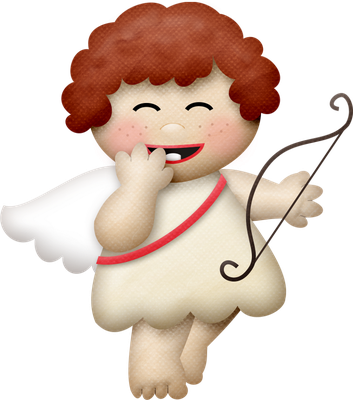 cupidon saint-valentin - fête - loisirs - smiley émoticône émoji cartoon clipart illustration - artémotic