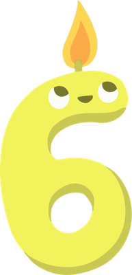 bougie d'anniversaire - fête - loisirs - smiley émoticône émoji cartoon clipart illustration - artémotic