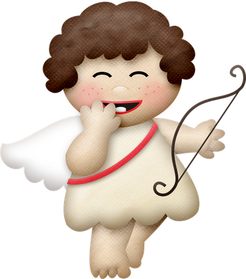 cupidon saint-valentin - fête - loisirs - smiley émoticône émoji cartoon clipart illustration - artémotic