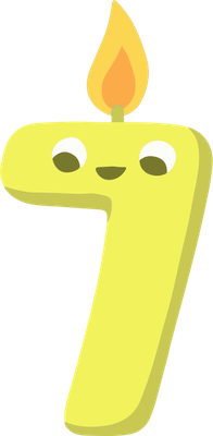 bougie d'anniversaire - fête - loisirs - smiley émoticône émoji cartoon clipart illustration - artémotic