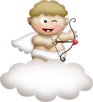 cupidon saint-valentin - fête - loisirs - smiley émoticône émoji cartoon clipart illustration - artémotic