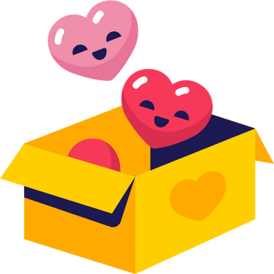 cœur saint-valentin - fête - loisirs - smiley émoticône émoji cartoon clipart illustration - artémotic