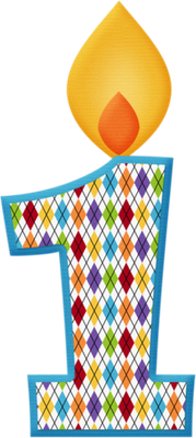 bougie d'anniversaire - fête - loisirs - smiley émoticône émoji cartoon clipart illustration - artémotic