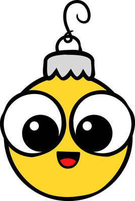 noël - fête - loisirs - smiley émoticône émoji cartoon clipart illustration - artémotic