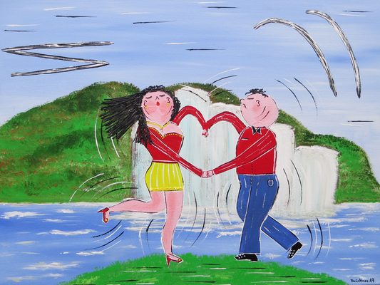 Bild Nr 198 (80x60x3,8cm)     Titel:“Forever Love“