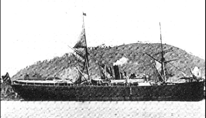 Venus, Versuchsschiff 1877 gebaut für die  Hamburg-Süd, 1903 verkauft an Weinberger Banana Corp., Kältemaschinen installiert