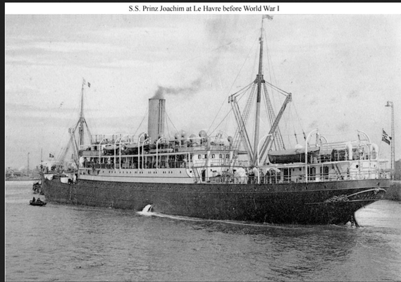 Prinz Joachim, ein Schiff der Prinzenklasse der Hapag für die  Atlas Linie