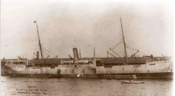 Sarnia, 1904 zum Kühlschiff der Hapag für die Atlas Linie