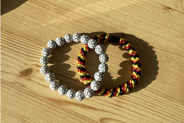 Original Kknekki Deutschland Haargummi Fussball/ Handball EM/WM Hamburg www.canenya.de