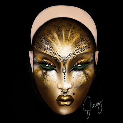 Art Digital Face Chart Face Painting Ideas Creation
