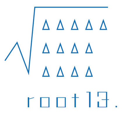 バンド「root13.」ロゴ