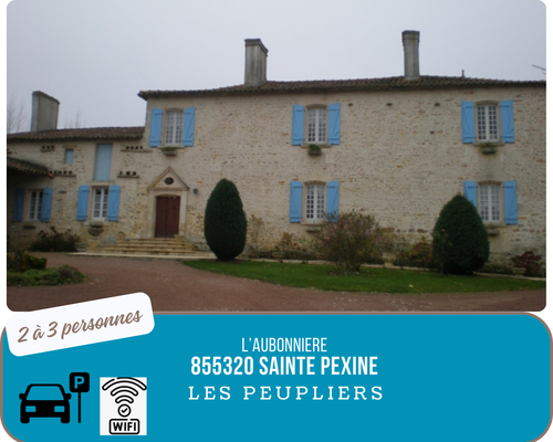 Gîte Les Peupliers à L'Aubonnière Sainte Pexine