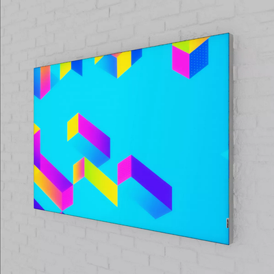 Pixlip-Flat Leucht-Wandrahmen mit LED-Technik