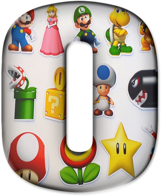 lettre [Super Mario] - alphabet - éducation - smiley émoticône émoji cartoon clipart illustration - artémotic