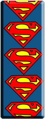 lettre Superman [Justice League] - alphabet - éducation - smiley émoticône émoji cartoon clipart illustration - artémotic