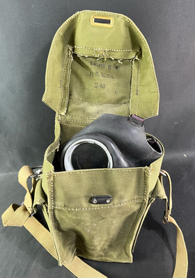 interieur masque à gaz anglais ww2