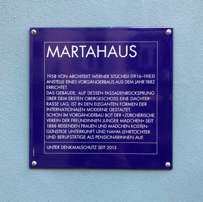 monument protection badge of the hotel marta