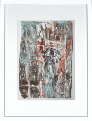 "The King is alive", ca. 27 x 19 cm auf Leinwand