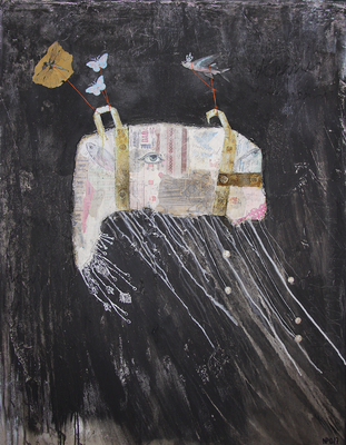 "We carry your treasure home", 125 x 95 cm auf Leinwand