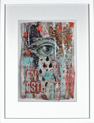 "November came and went", ca. 27 x 19 cm auf Leinwand