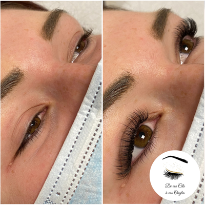 extensions de cils methode volume russe pose naturelle - de vos cils a vos ongles - lannemezan
