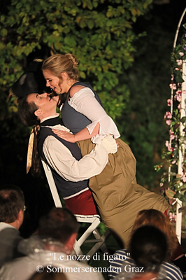 "Cherubino"  in "Le Nozze di Figaro"  bei den Sommerserenaden Graz 2017