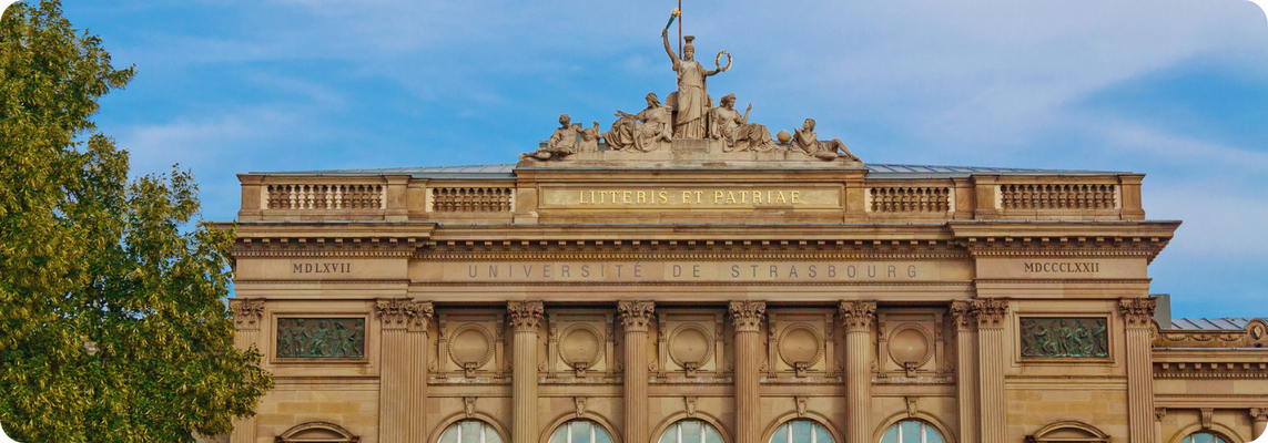 The University of Strasbourg, a historic center of knowledge and learning.
