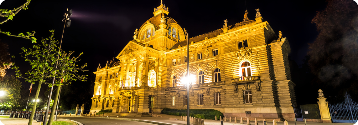 The Palace of the Rhine, a symbol of imperial history, transformation, and unity.