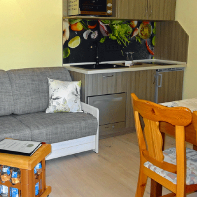 Impression des gemütlichen Appartements / Ferienwohnung "Elberod" im Gasthof "Zum Hohen Lohr" in Battenhausen landschaftlich schön gelegen im Naturpark Kellerwald-Edersee in der nordhessischen Grimmheimat