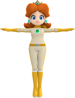 Princess Daisy [Super Mario] - héros de média - personnages - smiley émoticône émoji cartoon clipart illustration - artémotic