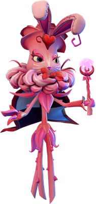 Rose [Plants vs Zombies] - héros de média - personnages - smiley émoticône émoji cartoon clipart illustration - artémotic