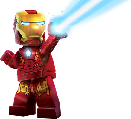Iron Man [Avengers] [Lego] - héros de média - personnages - smiley émoticône émoji cartoon clipart illustration - artémotic