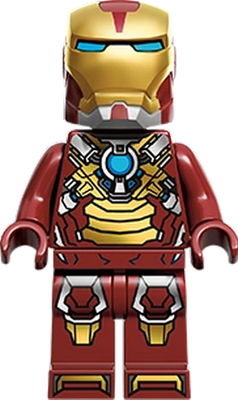 Iron Man [Avengers] [Lego] - héros de média - personnages - smiley émoticône émoji cartoon clipart illustration - artémotic