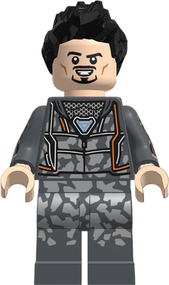 Iron Man [Avengers] [Lego] - héros de média - personnages - smiley émoticône émoji cartoon clipart illustration - artémotic