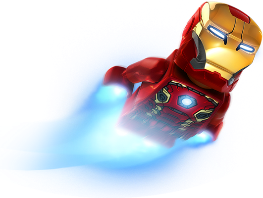 Iron Man [Avengers] [Lego] - héros de média - personnages - smiley émoticône émoji cartoon clipart illustration - artémotic