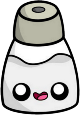 assaisonnement - alimentation - smiley émoticône émoji cartoon clipart illustration - artémotic