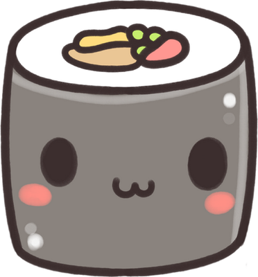 sushi - restauration - alimentation - smiley émoticône émoji cartoon clipart illustration - artémotic