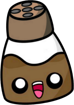 assaisonnement - alimentation - smiley émoticône émoji cartoon clipart illustration - artémotic