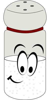 assaisonnement - alimentation - smiley émoticône émoji cartoon clipart illustration - artémotic